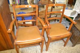 A pair of early 20th Century Carver chairs
