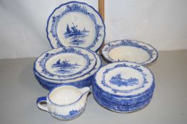 Quantity of Royal Doulton Norfolk pattern table wares