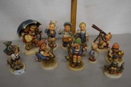 Quantity of various Hummel/Gobel figures of children