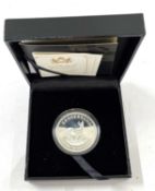 South Africa 2017 50th Anniversary, 1 of 2 Fine silver krugerrand proof cased with certificates