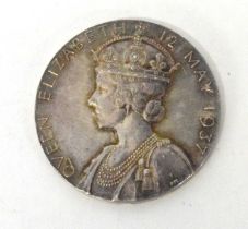 1937 George Vl silver coronation medal