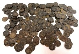 Approx 280 Victorian / Edward Vll pennies (qty)
