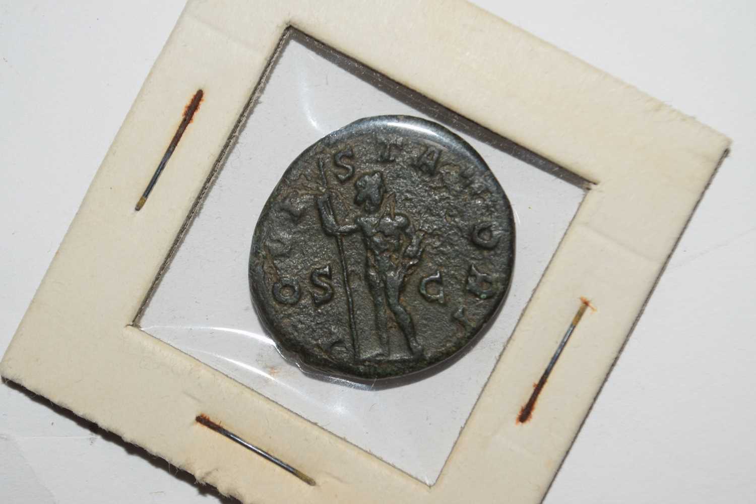 Three Roman/Greek antiquity coins to include Gordinaus Prus, 238-244AD, Liciaus I 307-324 AD and - Image 3 of 7
