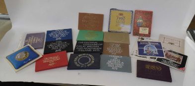 Box of Royal Mint Year Collections to include 1870, 1971, 1972, 1973, 1974, 1975, 1976, 1978,