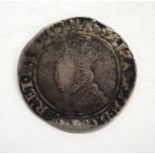 Elizabeth I silver hammered shilling coin