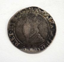 Elizabeth I silver hammered shilling coin