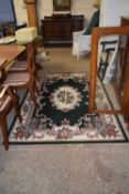 Modern floral pattern rug