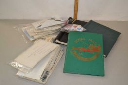 A junior stamp collection housed in three albums plus various loose stamps, first day covers etc