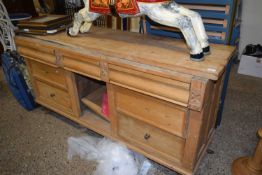 Victorian pine dresser base, for restoration