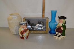 Mixed Lot: Model of a Honda Goldwing motorbike and other assorted items