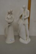 A Royal Doulton figure Wedding Day from the Images Series together with another The Circle of