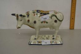 A reproduction Delft model of a cow
