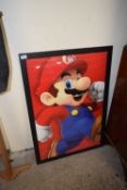 A print of Super Mario
