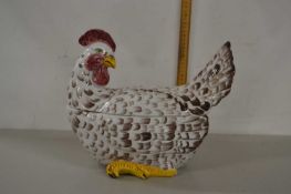 Chicken formed soup tureen made in Italy