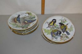 Quantity of WWF bird decorated plates