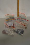 Large bag of various beads and polished stones for jewellery making