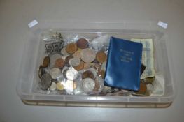 Large box of various mixed world coinage, circulated condition
