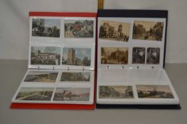 Two albums of various early 20th Century postcards to include a range of London and others