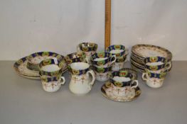 Quantity of late 19th Century gilt rimmed tea wares