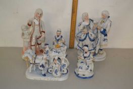 Collection of modern continental figurines