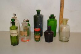 Mixed Lot: Various vintage Chemists bottles