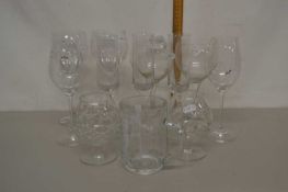 Mixed Lot: Various drinking glasses