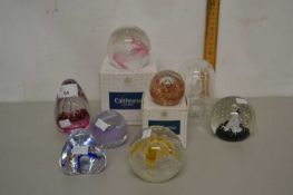 Mixed Lot: Various Caithness paperweights and other items