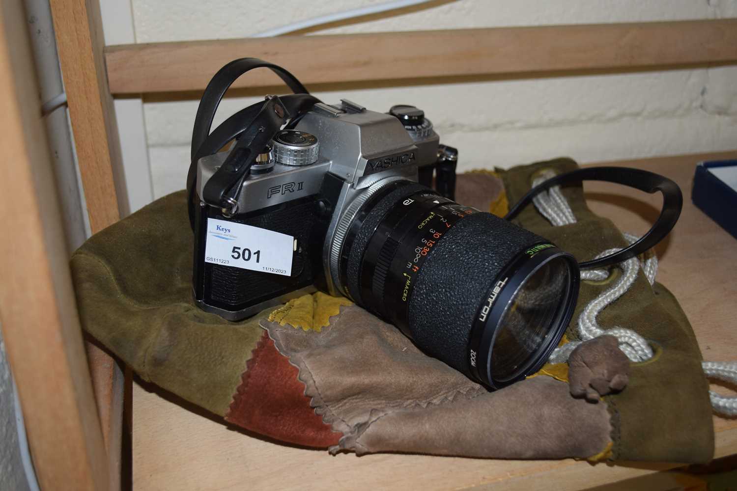 A Yashica FRII SLR camera