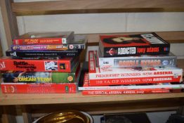 Quantity of Arsenal football related memorabilia and other items