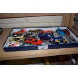 Small quantity of toy cars
