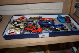 Small quantity of toy cars