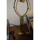 Brass based table lamp