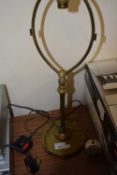 Brass based table lamp