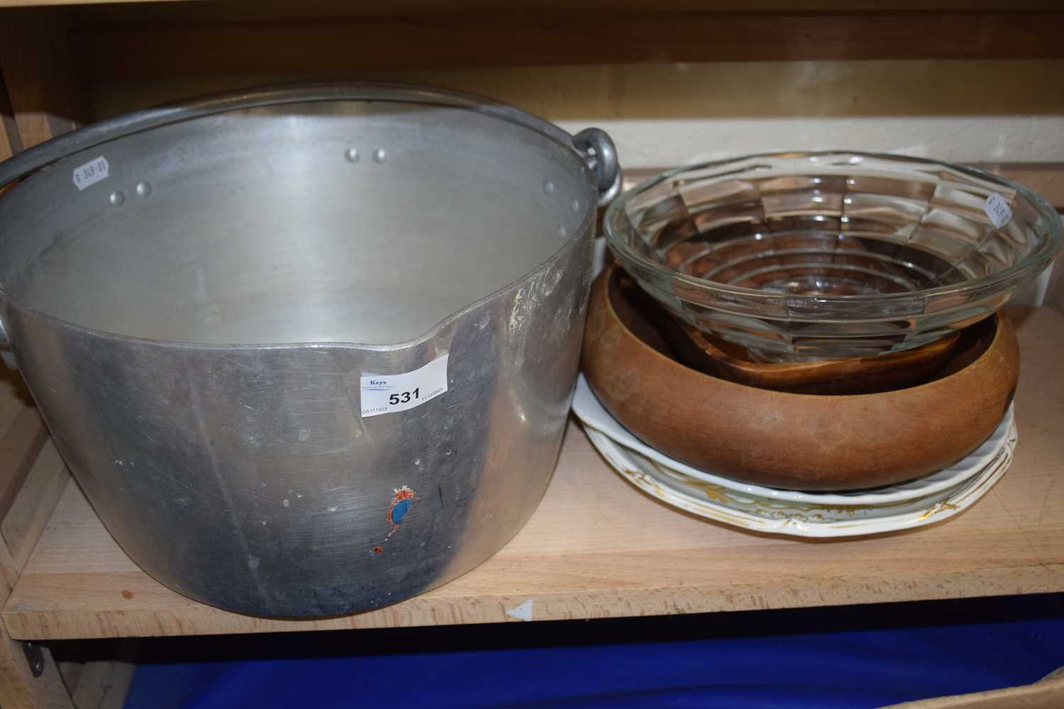 A jam pan and other items