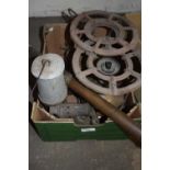 Quantity of assorted paraffin/oil lamps