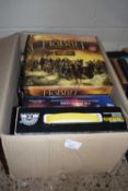 A collection of various board games and puzzles, to include: - The Hobbit: An Unexpected Journey -
