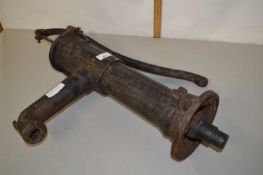 An iron water pump