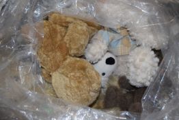 Collection of various assorted teddy bears