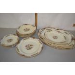 Quantity of Bishop Oriental Ivory dinner wares