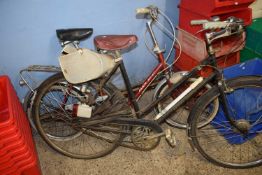Vintage Raleigh Sports ladies bike together with a further Puch bike (2)
