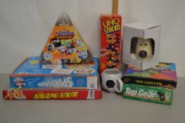 Mixed Lot: Various assorted board games, Spirograph, a Gromit mug etc