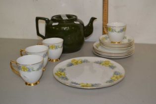 Quantity of Royal Imperial tea wares and a further green teapot