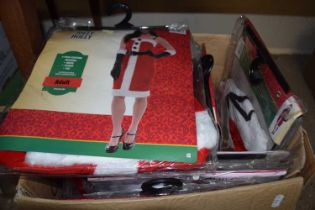 One box of Jolly Holly and Rudolph Christmas outfits
