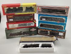 A collection of 00 gauge model locomotives, Hornby Airfix, Palitoy Lima (9)