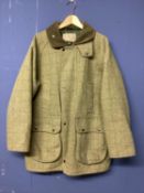 Tweed shooting coat, large