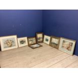 Collection of original artworks and others, to include nautical and beach scenes, various artists,