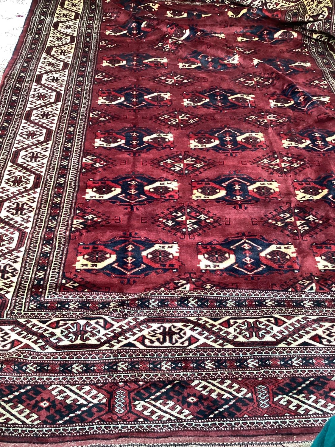 Fine Tekke carpet , Circa. 1940, Size. 3.92 x 2.65 metres