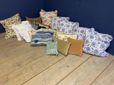 A quantity of various cushions, see images for details