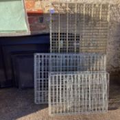 3 metal dog car/cages