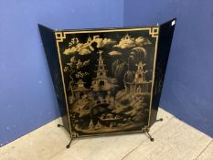 Mid century fire screen